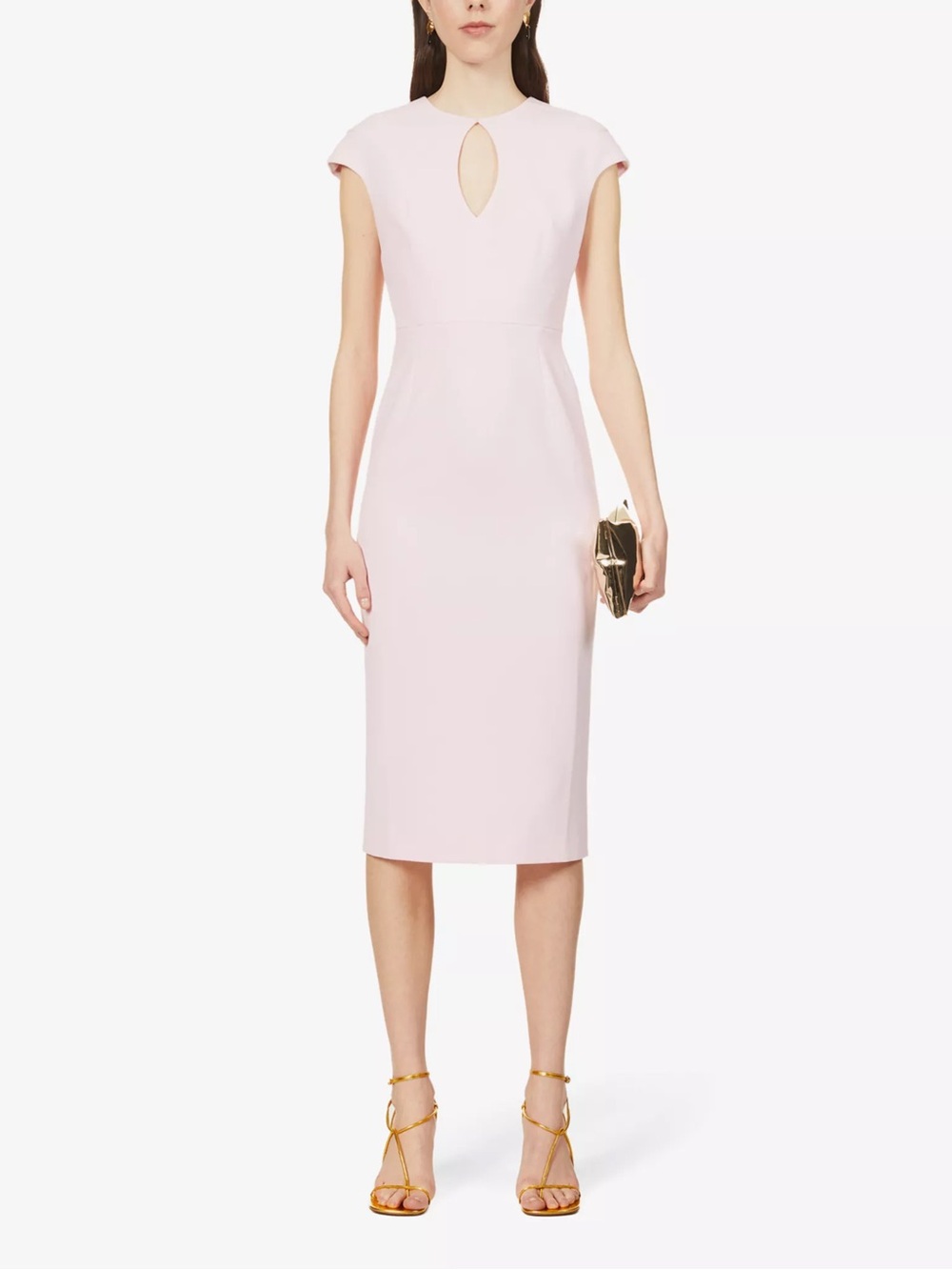 ROLAND MOURET Pink Dress Size 12 NWT